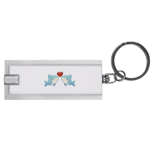 Azeeda 'Shark Couple' LED Keyring Torch (KT00054527)