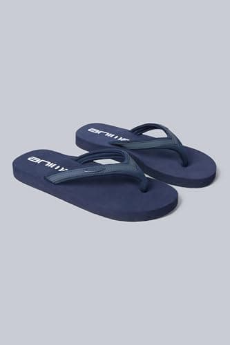 Animal Swish Womens Lightweight Flip-Flops Navy 6 — view 2