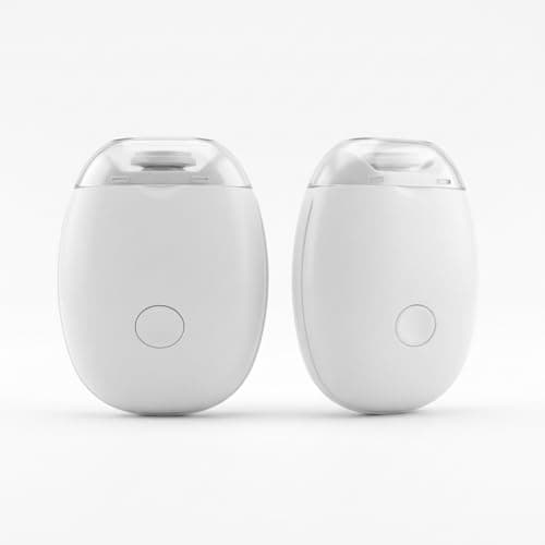 2PCS Electric Nail File, Easy Nail Trimmer with LED Light and 3 Speed Control, 360° Smooth Trimming Electric Nail Clippers, Quiet USB Type C Rechargeable Nail Grinder for Adults, Children, Travel Use