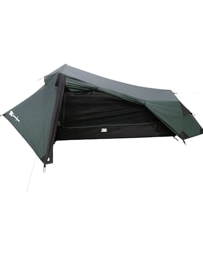 Highlander Blackthorn 1 Person Tent – Lightweight & Waterproof. 4 Season Tent for 1 Person. Quick And Easy Pitch Ultra Low-Profile for Hiking, Fishing, Cyclists & Backpacking