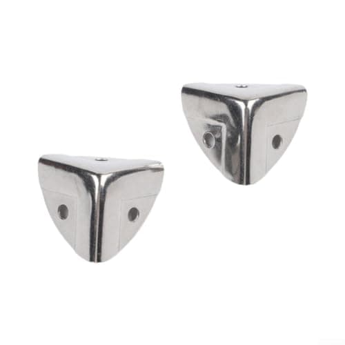Silver Iron Box Corner 2.4cm for Suitcase Repair Kit — view 5