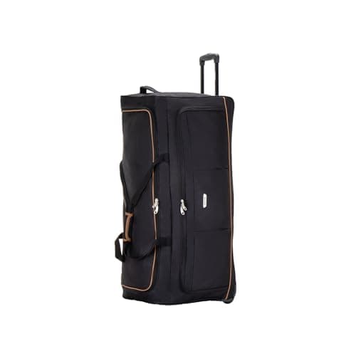 Skylark 36" XL Extra Large Suitcase Lightweight Wheeled Duffle Bag Holdall Luggage Travel Bag 3kg 155L Black