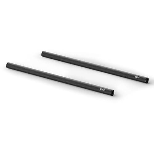 SIRUI Carbon Fiber Rods, Universal 12" Camera Rail Support System, Follow Focus, Shoulder Rig, AM-CR300, Pack of 2