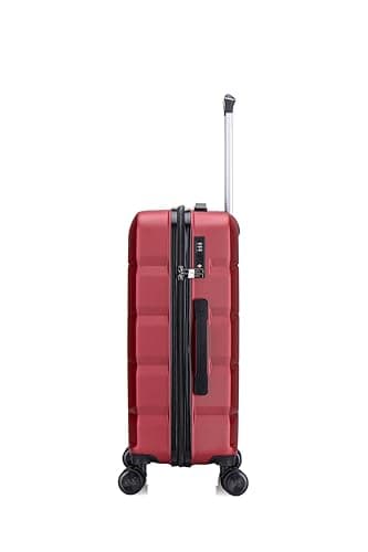 ATX Luggage Suitcase Large Hardshell 4 Dual Spinner Wheels Super Lightweight ABS Hold Check in with Built-in TSA Lock (Wine Red, 110 Liter) — view 4