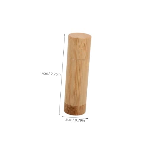 5g Refillable Bamboo Lipstick Tube for Cosmetic Wax Storage — view 2