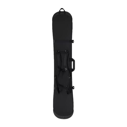 lopituwe Snowboard Pouch Snowboard Bag Travel Protective Ski Storage Bag Enhances Safety During Ski Trips and Outdoor Sports Sleeve Cover Case with Handle, Black, 165cm — view 5