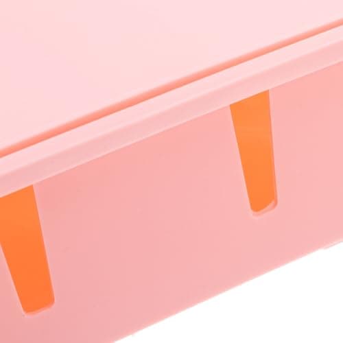 Cable Box Organizer Pink Abs Plastic Cord Concealment for Office — view 3