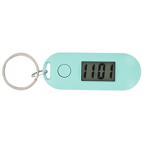 ULTECHNOVO Keychain Hanging Watch Digital Pocket Watch with Button Battery Silent Mute Time Display for Students School Study Lanyard and Backpack Compact 2.56 X 0.98 X 0.75 in