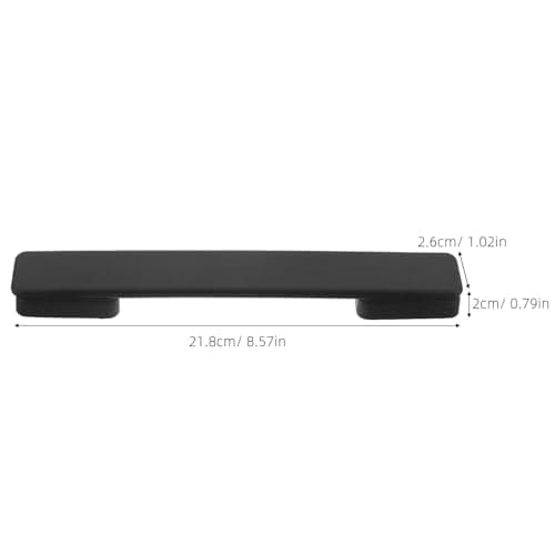2pcs Suitcase Handle Replacement Black Plastic Grip for Travel Repair — view 2