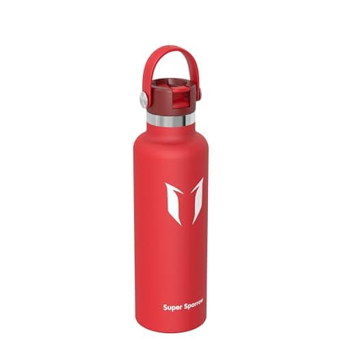 Sparrow Insulated Water Bottle 750ml FlipFlow Metal Drinks Bottle Straw — view 2
