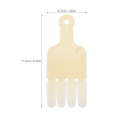 TEHAUX Honey Scrape Pen Royal Jelly Extractor Outdoor Beekeeping Tool White Plastic Multi-row Design Enhances Beekeeping Efficiency — view 2