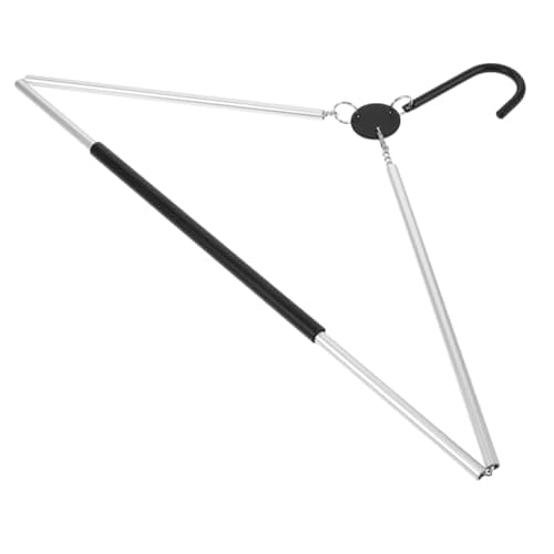 Foldable Hangers for Travel, Aluminium Wire Silver Portable Clothes Hanger