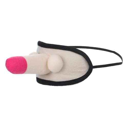 Faxianther Funny Prank 3D Blindfold Eye Mask Bachelorette Party Night Club Bar Crazy Eyemask Halloween Cosplay Honeymoon Couples Game Eyewear Props Costume Accessory Cozy Blackout Sleep Mask Eyeshade — view 2
