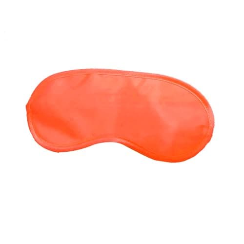 Van Der Linn Soft Eye Mask Sleeping Blindfold Travel Relaxation Comfortable Light Weight (Orange Eyemask) — view 2