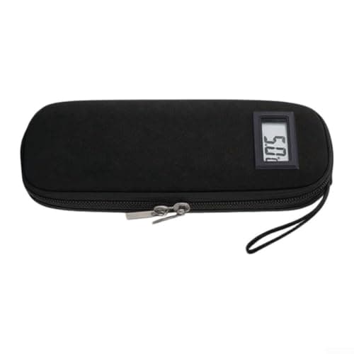 Travel Insulin Cooler Bag with Built-in Thermometer Display(Black)