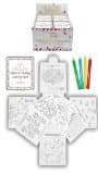 Henbrandt 2 X 4 Wedding Childrens Activity Pack / Crayons Drawing Colouring Book Travel Games
