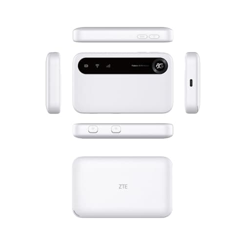 ZTE U50, 5G portable WiFi hotspot with SIM slot unlocked, lowcost 5G Modem Router for 32 Home/Business devices, 5G&4G+, AX1800 WiFi 6, up to 32 devices — view 2