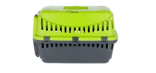 Kerbl Transport Box Expedion with Plastic Door, 45x 30 x 30 cm, Green/ Dark Grey — view 3