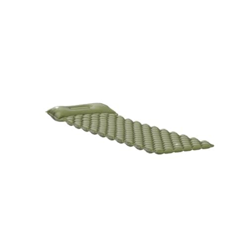 TRINORDIC Lightweight Inflatable Camping Mat - Built-In Pillow, 550g, Green — view 4