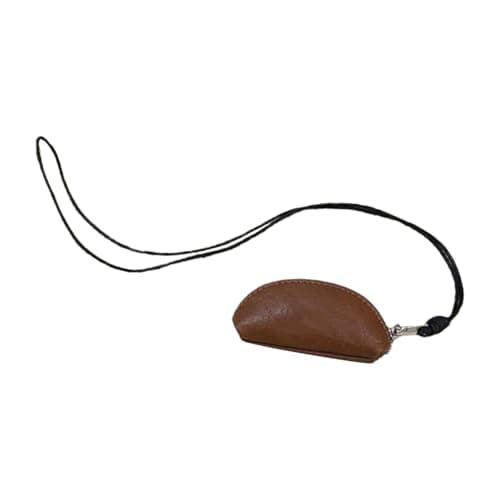Portable Crossbody Pouches with Car Case, Brown