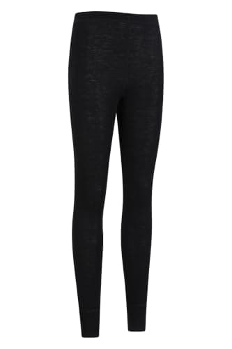 Mountain Warehouse Merino Womens Base Layer Pants Black 14 — view 4