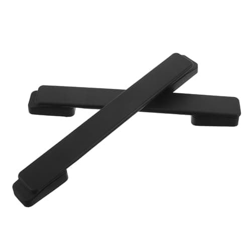 2pcs Suitcase Handle Replacement Black Plastic Grip for Travel Repair