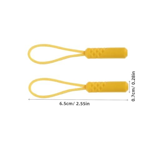 20pcs Cylinder Head Zipper Pull Rope Replacement for Bags Jackets — view 2