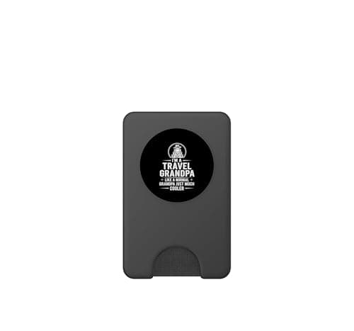 I’m A Travel Grandpa Like A Normal Grandpa Just Much Cooler PopSockets PopWallet for MagSafe — view 2