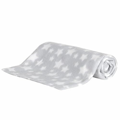 BBsky Set of 3 Baby Boy Girl Unisex Newborn Super Soft Fleece Blankets, Multi Purpose Patterned Crib Car Moses Pram Seat Stroller Cover Travel Home or Just for Gift Idea (Grey) — view 3