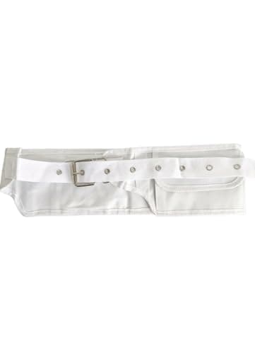 Men Women Hajj Umrah Waist Belt Ihram Pilgrimage Bag with Zip 3 Pockets, Adjustable Cotton Ihram Belt for Hajj Umrah, Passport Money Travel Organizer 28 to 48 Size — view 2