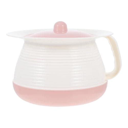 Uxsjakjsd Enamel Chamber Urinal Pot with Handle Portable Toilet Spittoon Suitable for the Elderly, Pregnant Women and Children