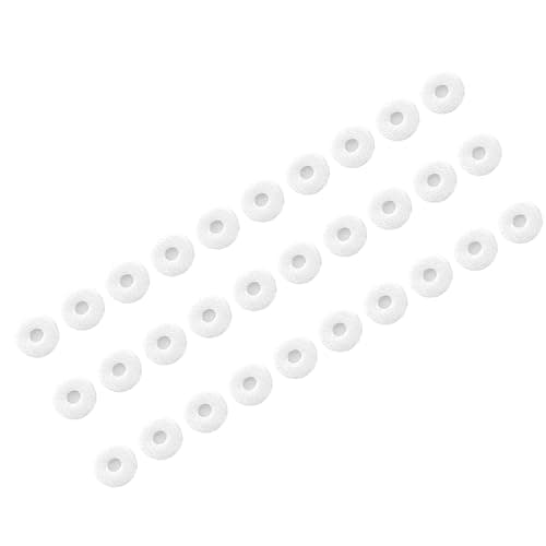 Hangsu 30Pcs Soft Headsets Cotton Covers Earpad for Antislip Flexible Headphone Earphone Cotton Filter 15mm Sponge Ear Cushion Wireless Earbud Protectors — view 4