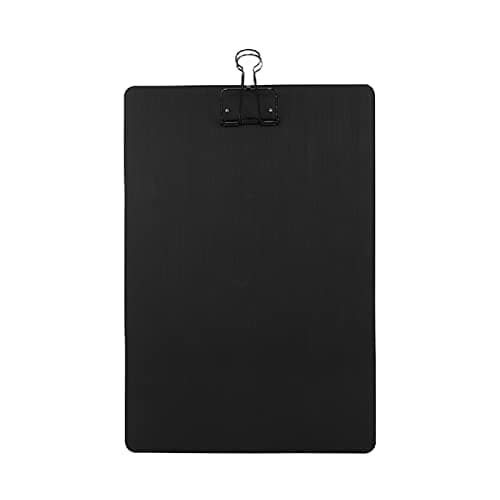 Generic Multifunctional Metal Nursing Clipboard, Scratch Resistant Wearproof Drawing Board, 12.5 X 8.5in, Can Write in Hand (Black) — view 6