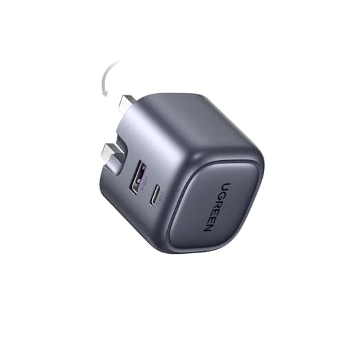 UGREEN 35W USB C Charger Nexode Dual Port PD Foldable GaN Fast Charger Plug