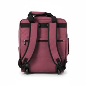 TR-E-002 EasyJet Cabin Bags 45x36x20cm Underseat Rucksack for Plane Hand Luggage Backpack Rolling Wheeled Travel Backpack with Adjustable Height Handle Pink — view 6