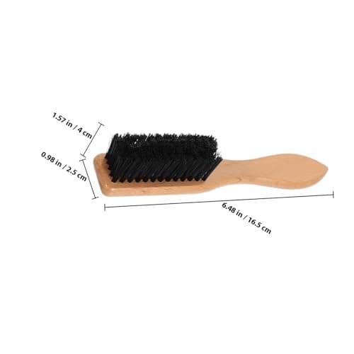 Wooden Beard Brush for Men with Boar Bristles and Ergonomic Handle — view 2