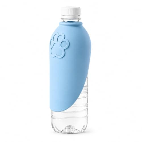 LUPO Portable Dog Water Bottle Attachment, Slip-On Travel Bowl for Walks