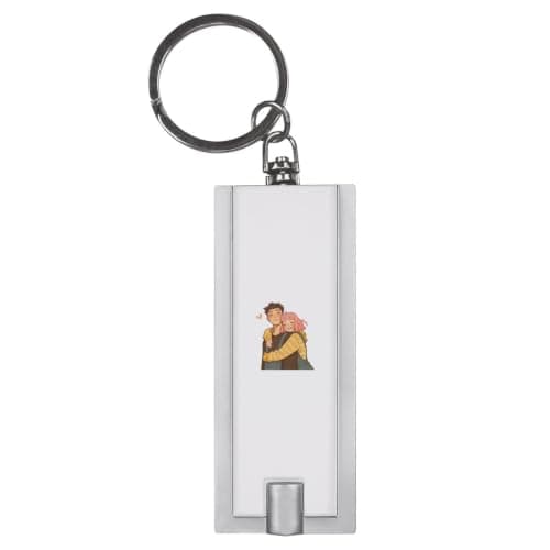 Azeeda 'Cute Couple' LED Keyring Torch (KT00054183)