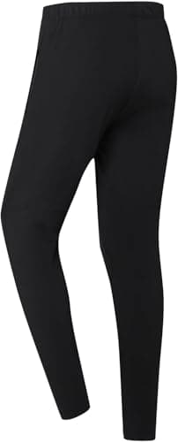Heated Leggings with Multi-Zone Heating USB Rechargeable Electric Thermal Pants Lightweight Washable Base Layer for Men & Women Cold Activities Black — view 4