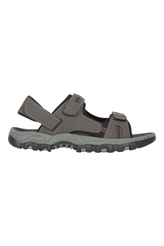 Mountain Warehouse Z4 Mens Sandals - Neoprene Lining Shoes, Hook & Loop Strap, Phylon Midsole Beach Shoes, Suede Upper - For Spring Summer Travelling, Walking Jet Blac 10 — view 2