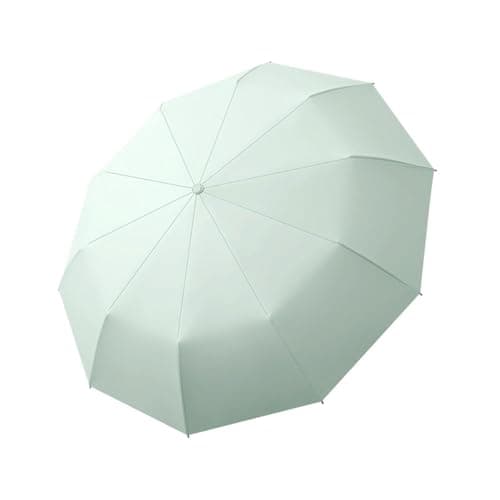Gyios Umbrella Automatic Windproof Travel Portable Compact Folding Auto Open Close 10 Ribs Uv Protection Sun Rain Handle Women Men-khaki — view 2