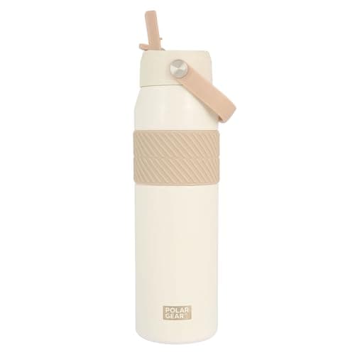 Polar Gear 850ml Insulated Water Bottle with Flip Straw Double Wall