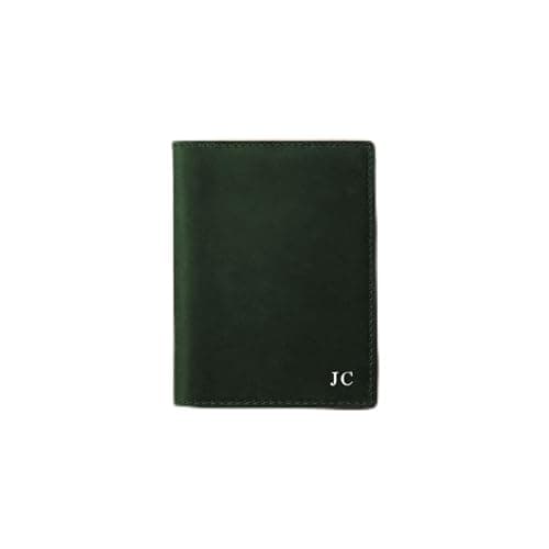Cotswold Wears Personalised Leather Passport Holder, Premium Genuine Leather Travel Wallet with Card Slots, Slim Passport Cover Travel Organiser Gift for Men & Women