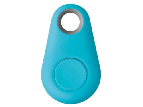 Powerful Bluetooth Item Finder–Smart Tracker Travel-Friendly, Replaceable Battery Remote control Prevent Loss Wallet, Suitcase Anti-Lost Device Luggage for pets cat (Blue)