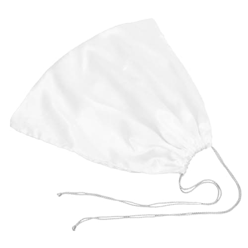 IMIKEYA White Polyester Drawstring Packaging Bag with Adjustable Drawstring Closure for Handbags and Clothes Storage, Dustproof Purse Protector Bag for Travel and Everyday Use