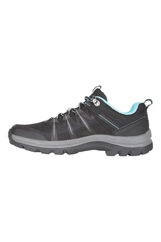 Mountain Warehouse Lomond Womens Outdoor Walking Shoes - Lightweight & Durable Footwear, Breathable, Mesh Lining - Spring Summer, Travelling, Hiking Black (Lomond) Adult Shoe Size 5 — view 4