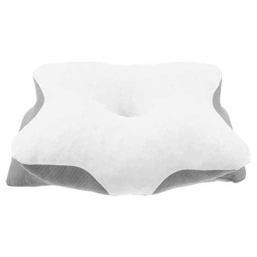 JEJUWE Cervical Pillowcase for Butterfly Pillow Case Cover Only - Soft Pillowcase for Contouring Memory Foam Neck Support Pillow, Zipper Closure, Machine Washable, 61 x 43 cm