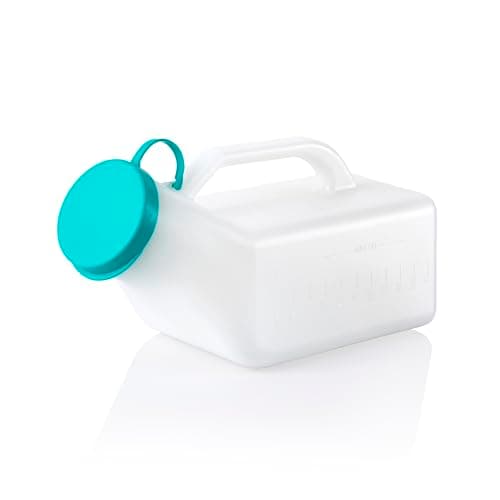 Easy Care Solutions Men's Urinal Bottle | 1000ml | Secure Cap | Pack of 3