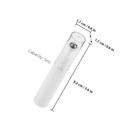 BCOATH Roll on Eye Cream Bottle 5ml Pmma Refillable Container under Eye Care, Travel Roller Dispenser with Massage Function, Spill-proof Design — view 2