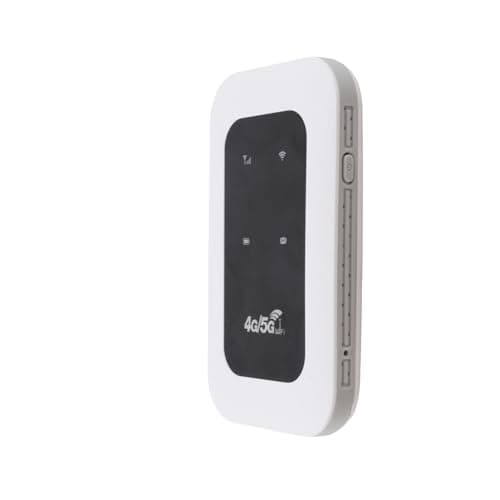 OPPWONG Portable 4G WiFi Hotspot, 300Mbps LTE CAT4 Hotspot, Plug and Play WiFi Device with 2100mAh Battery, Ideal for Travel Camping Motorhome